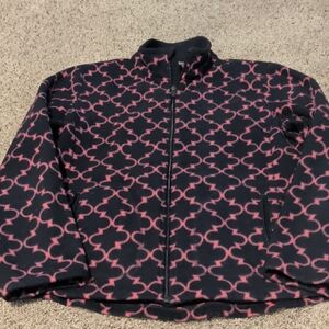 Talbots Black and Pink Jacket